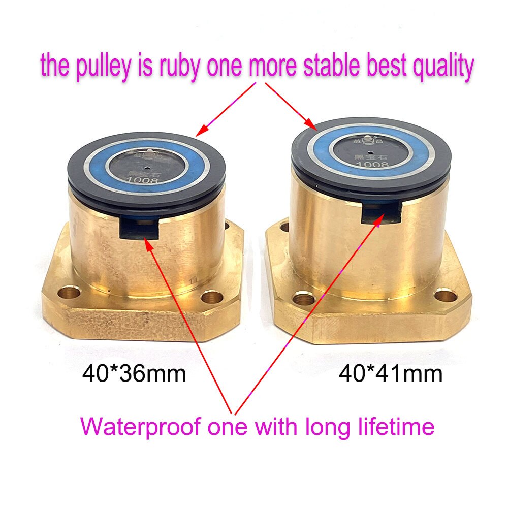 WEDM Wire Cuts Pulley Roller 1008 Guide Wheel Assembly OD40*L36/41mm for WEDM Wire Cutting Machine