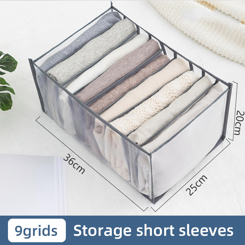Ondergoed Lade Organizer Opbergdoos Opvouwbare Closet Organisatoren Lade Divider Opbergdozen Voor Onderbroeken Sokken BH: Licht Groen