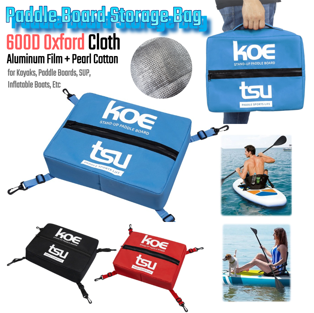 Paddle Board Opbergtas Stand-Up Paddleboard Dek Koeltas Verzegelde Rits Voedsel Opbergtas voor Kajak Surfen Accessoires 600D