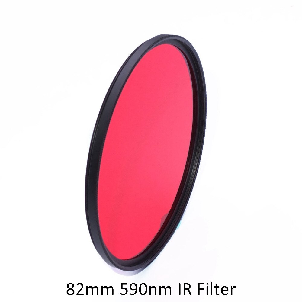 82mm R59 590nm Infravermelho IR Optical Grade de Filtro para Lens IR Filtros para a Lente 16-35mm 24-70mm