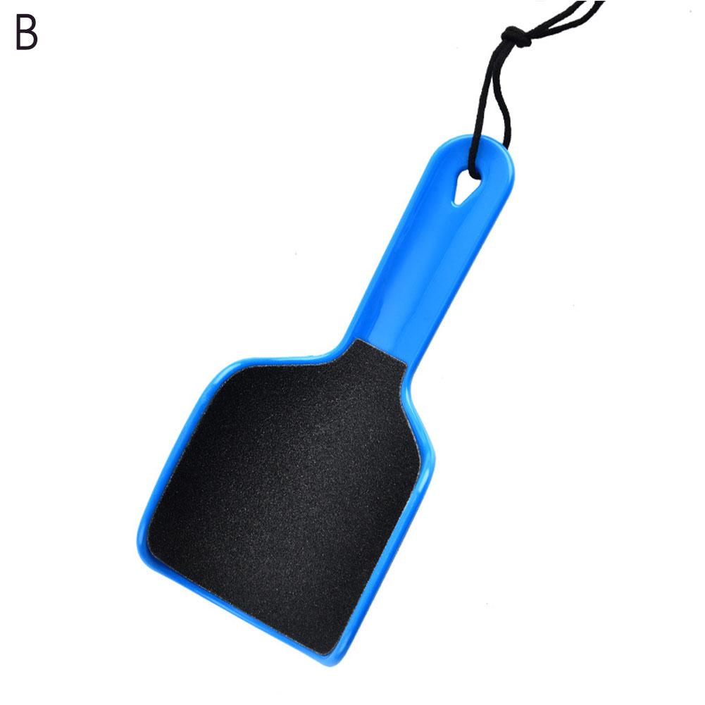 Lima de pies curvada , eliminador de callos de piel muerta, lima de pedicura de doble cara, lijadora de pies en forma de U, cuidado de los pies: Gris