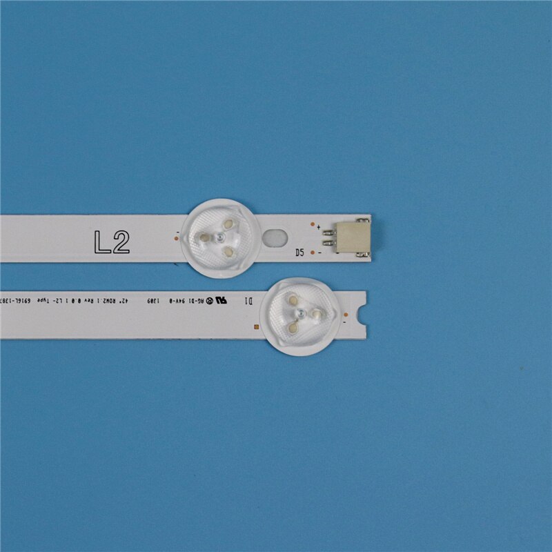 Tira de LED para iluminación trasera de TV LG, Kit de 10 lámparas de 820mm para modelos 42LN540S, 42LN540R, 42LN540B, 42&quot;