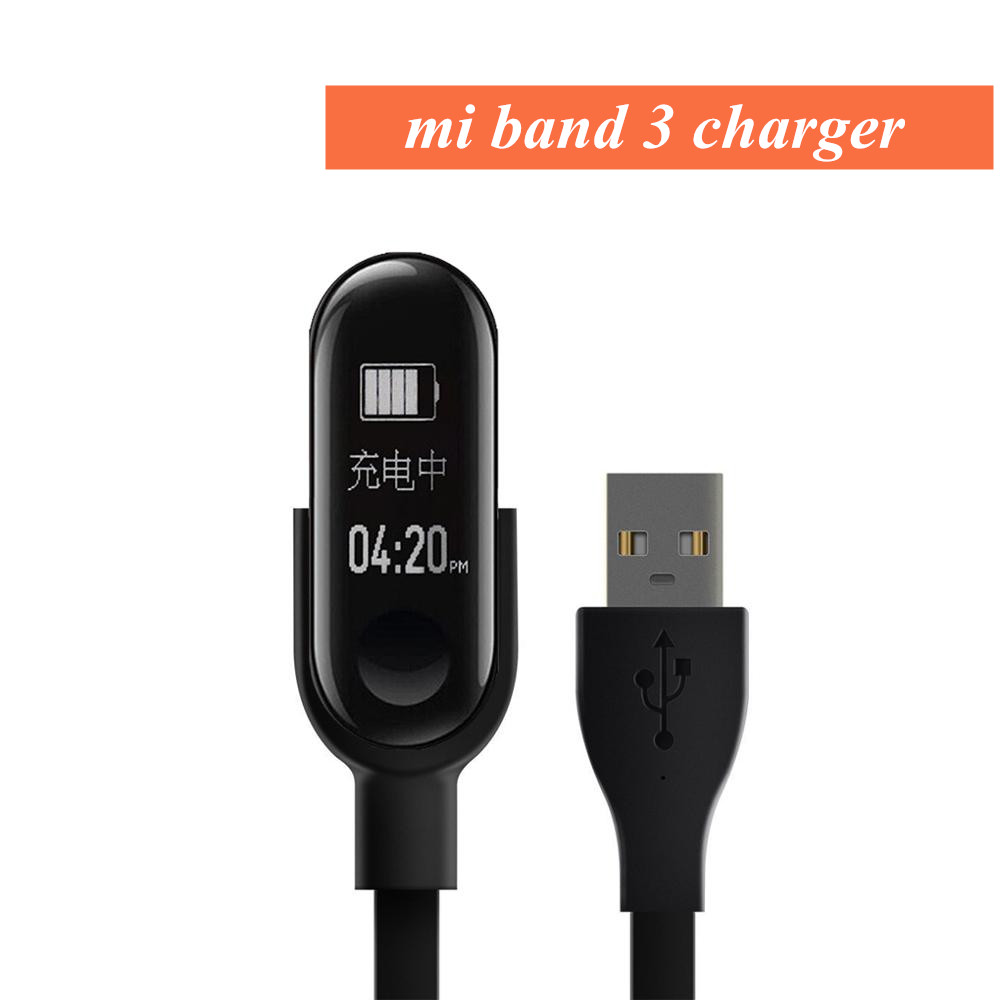 Laders Voor Xiao mi mi band 2 3 4 charger cable Gegevens Cradle Dock Opladen Kabel Usb Lader LIJN Voor xiao mi mi band 2 3 4: for mi band 3