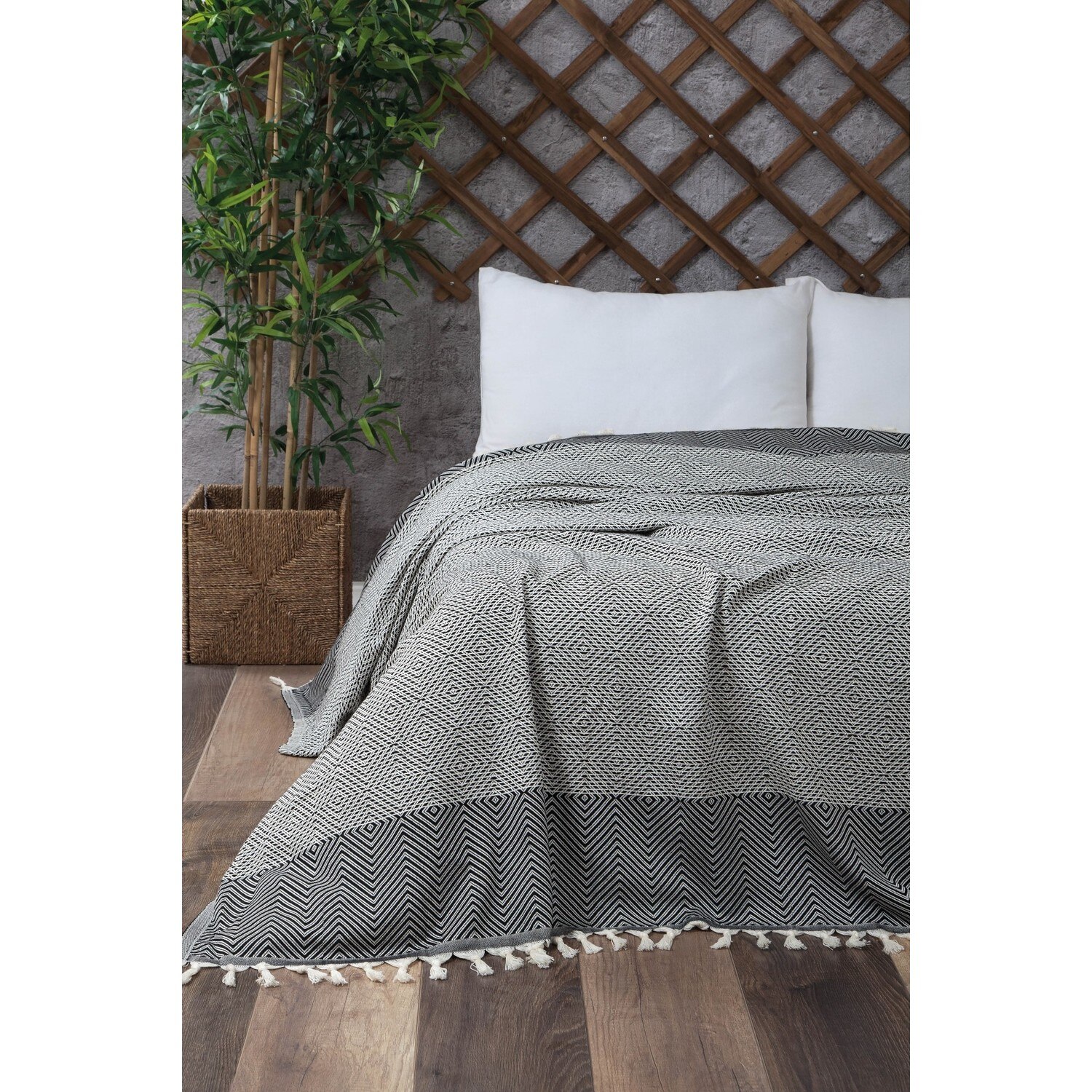 Housse de couette de rêve HAFMER Wellstil, tissu antiparasitaire, Pike: Black