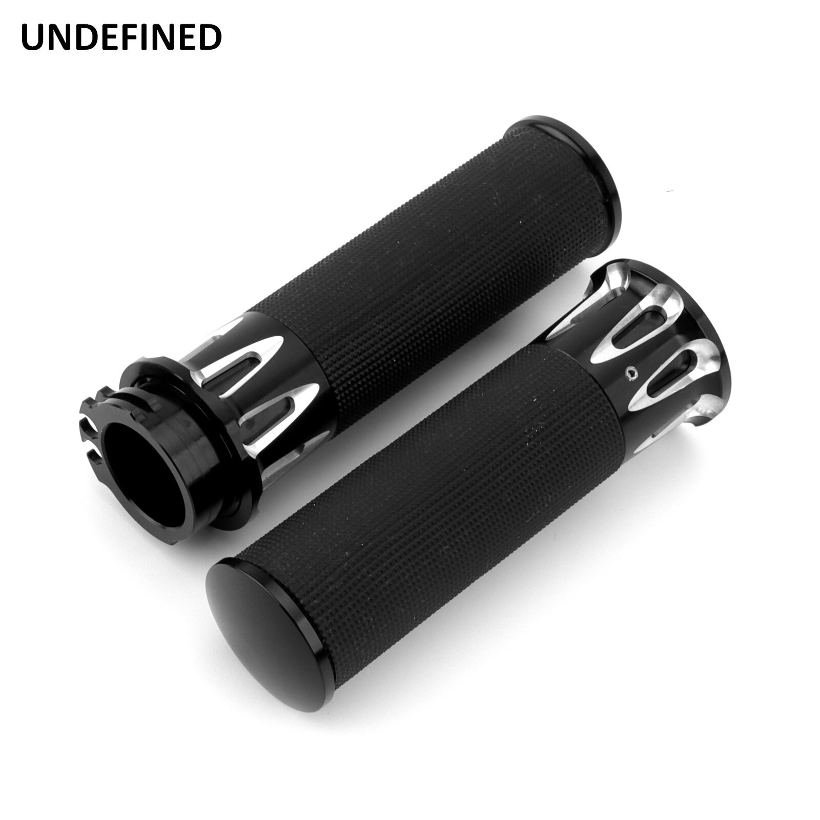 25mm Hand Grips Motorcycle Parts Black Cut 1" Handlebar Grips For Harley Touring Sportster XL 1200 883 Dyna Softail 1996