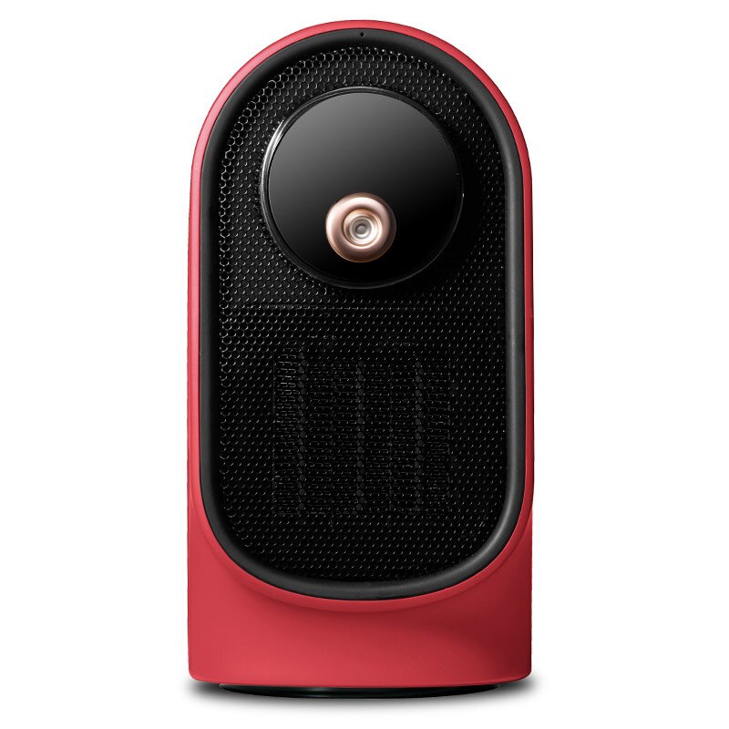 Umidificatore riscaldatore d'aria casa 90 ° regola automaticamente il riscaldatore a riscaldamento rapido della telecamera da letto dell'ufficio silenzioso per il riscaldatore dell'aria del bagno: Rosso