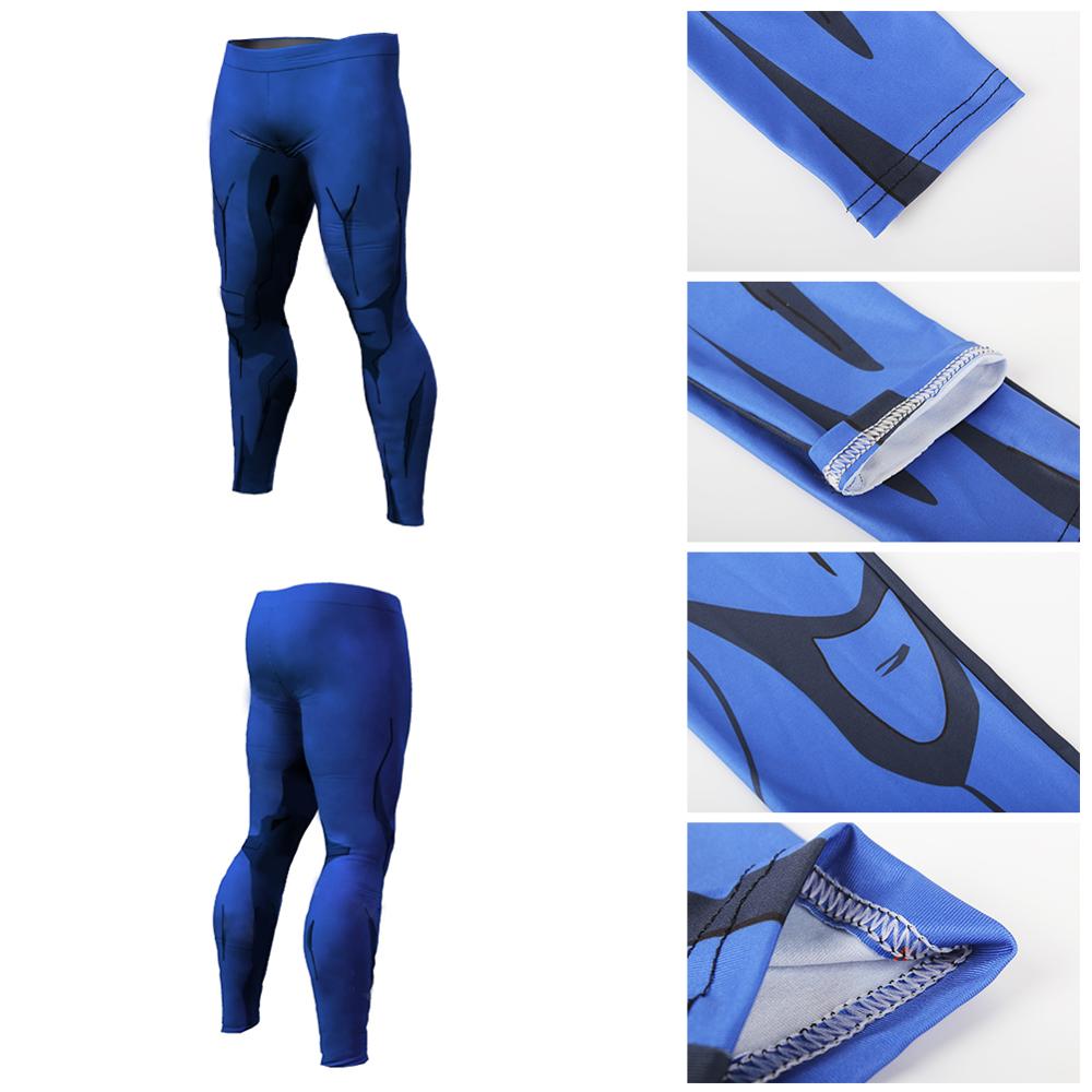 Pantalones secos rápidos de Fitness para hombre, Leggings ajustados de culturismo, entrenamiento, ventilación, secado rápido, color negro