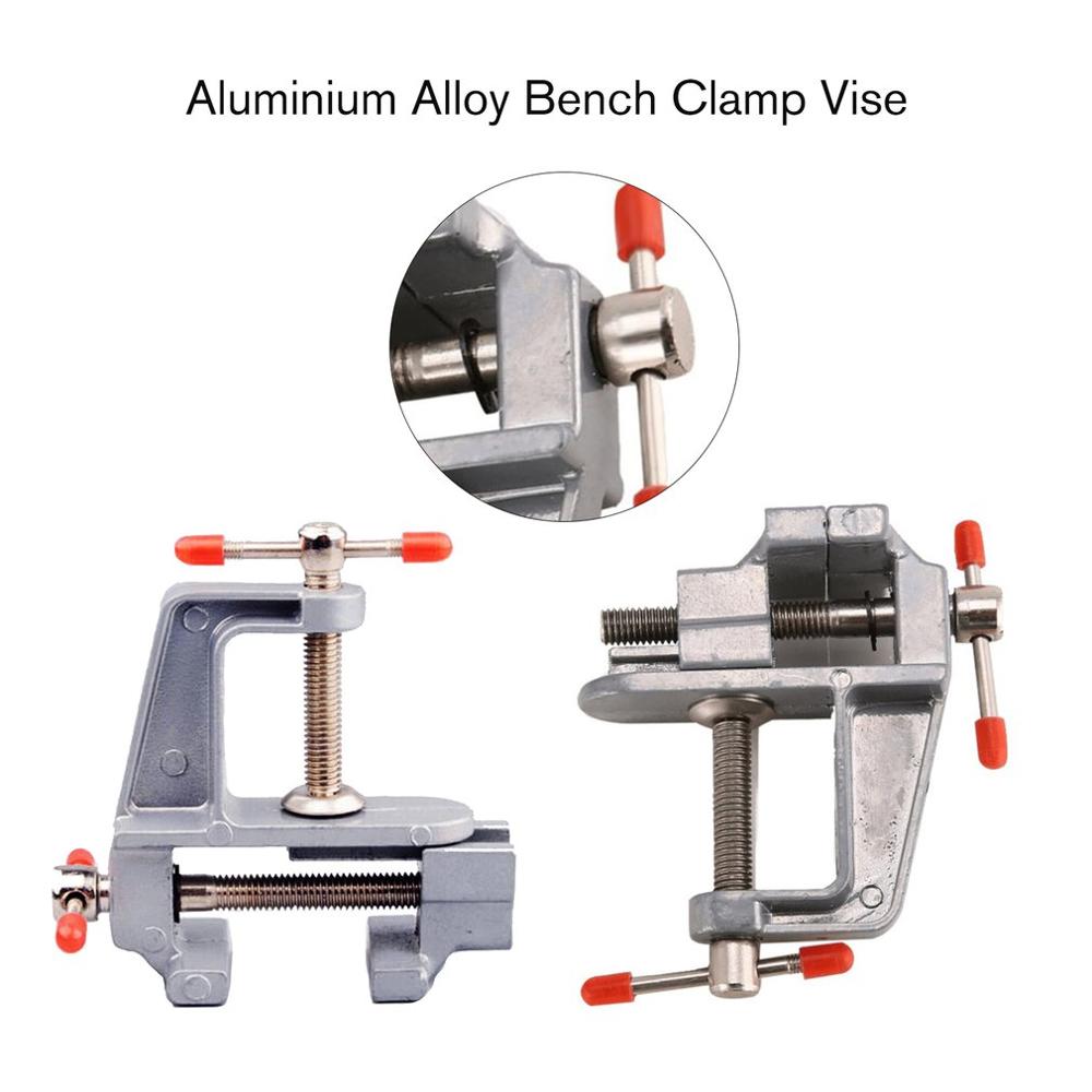 Mini banc étau Table vis étau en alliage d'aluminium 30mm petits bijoutiers passe-temps pince étau pour bricolage artisanat moule fixe outil de réparation
