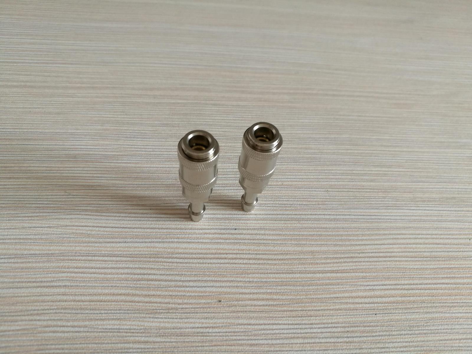 Monitor cuff connector Blood pressure extension tube airway connector Spring head metal connector