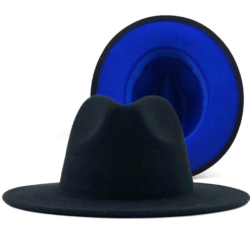 Sombreros de fondo rojo para hombre y mujer, gorra de Jazz, sombrero de vaquero, gorra de Color de doble cara, ,: 66