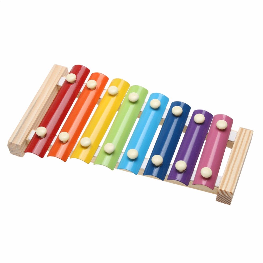 Ws Leren Onderwijs Houten Xylofoon Voor Kinderen Kid Musical Speelgoed Xylofoon Wijsheid Juguetes 8-Note Muziek Instrument Onderwijs