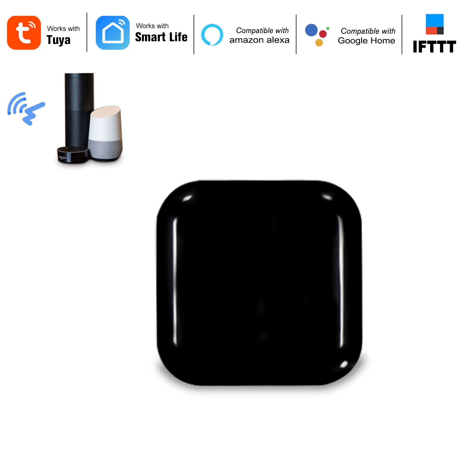 WiFi-IR Remote IR Control Hub Wi-Fi(2.4Ghz) Enabled Infrared Universal Remote Controller For Air Conditioner Tuya Smart Life APP: Type 2