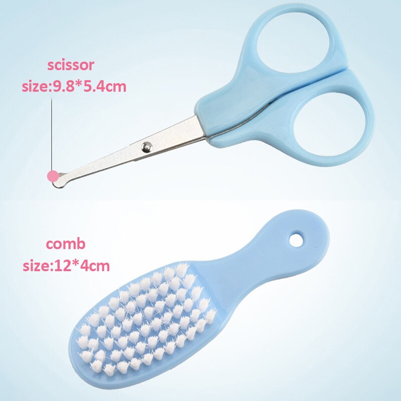 Baby Gezondheidszorg Kid Hygiëne Kit Set Thermometer Clipper Schaar Baby Toiletartikelen Neuszuiger Geneeskunde Feeder