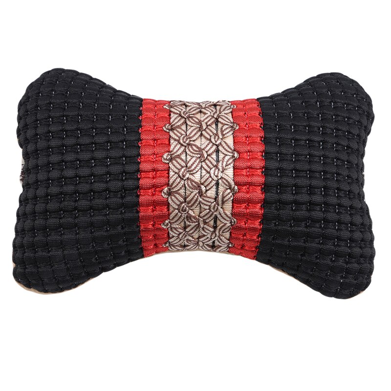 Almohadas para cuello de coche, reposacabezas transpirable, almohadas para asiento, almohadas para el cuello, accesorios interiores de estilo de coche: black