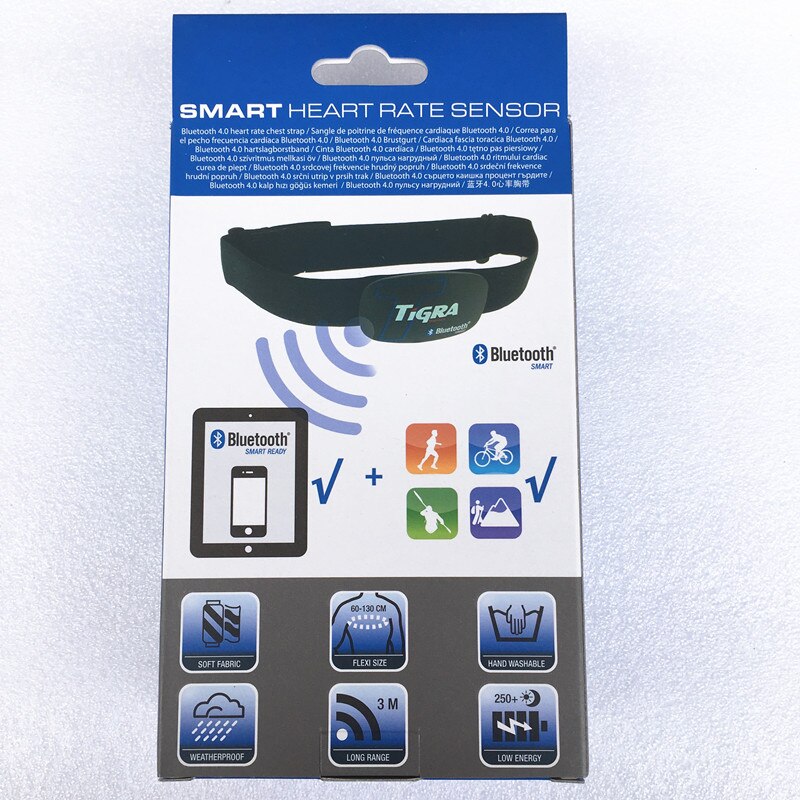 Original Tigra Smart Heart Rate Monitor Sport Bluetooth 4.0 Chest Strap Wireless Analysis Function Exercise Heart Rater Sensor