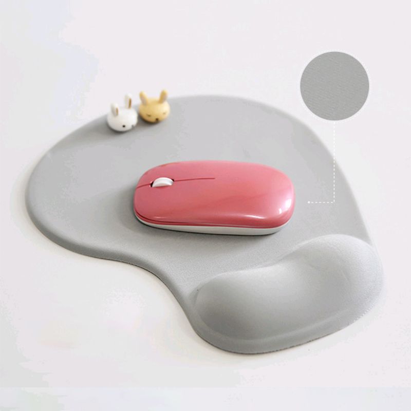 Tapis de souris de bureau avec support de poignet en gel, pour jeu, ergonomique, repose-poignet