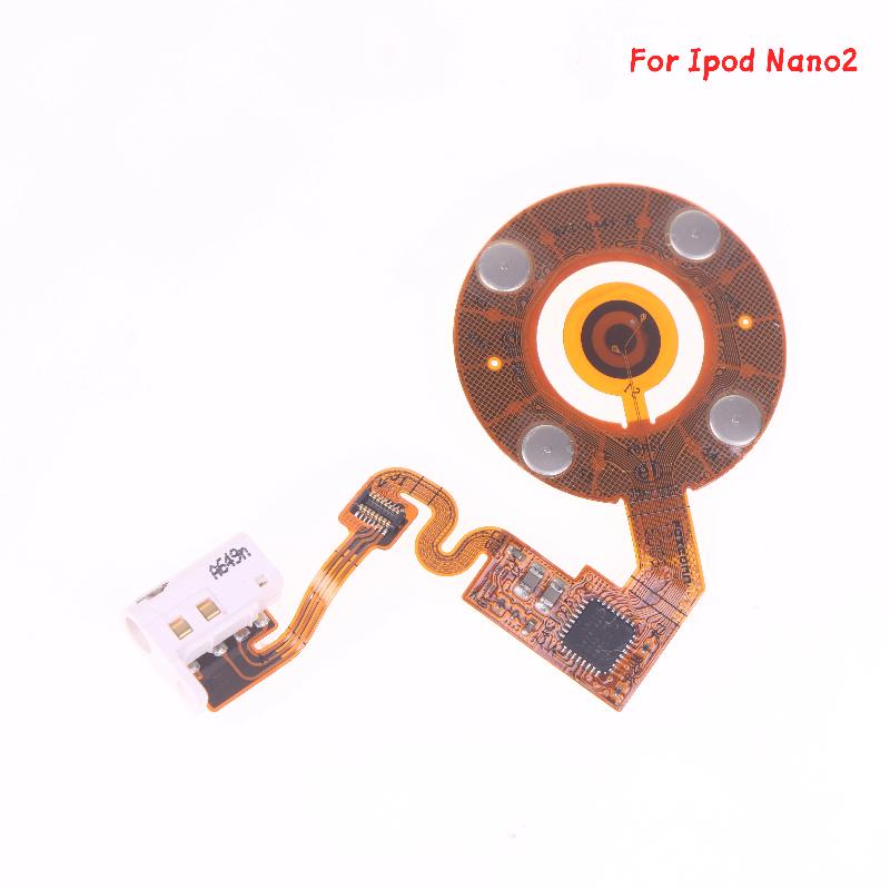 Roda de clique com fita de cabo flexível para IPod Nano 2 2o 3 3o 5 5o acessórios: Preto