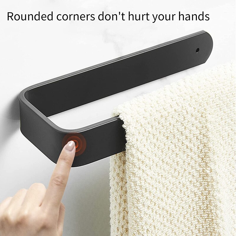 Handdoek Rail Handdoek Houder Geen Boren Badkamer Muur Opknoping Accessoires Handdoek Houder Keuken Zelfklevende Handdoek Houder