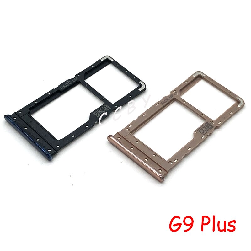 10Stck Für Motorola Moto G9 Plus / G9 Spielen/G9 Energie Sim Karte Tablett SD Kartenleser Buchse Slot Halfter Ersatz Teil