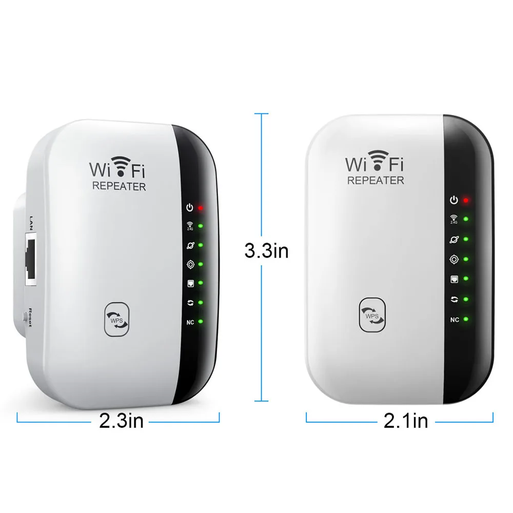 Third Generation Seven-lamp 300Mbps Wireless WIFI Repeater 2.4G Router Range Extender Wi-Fi Signal Amplifier Home