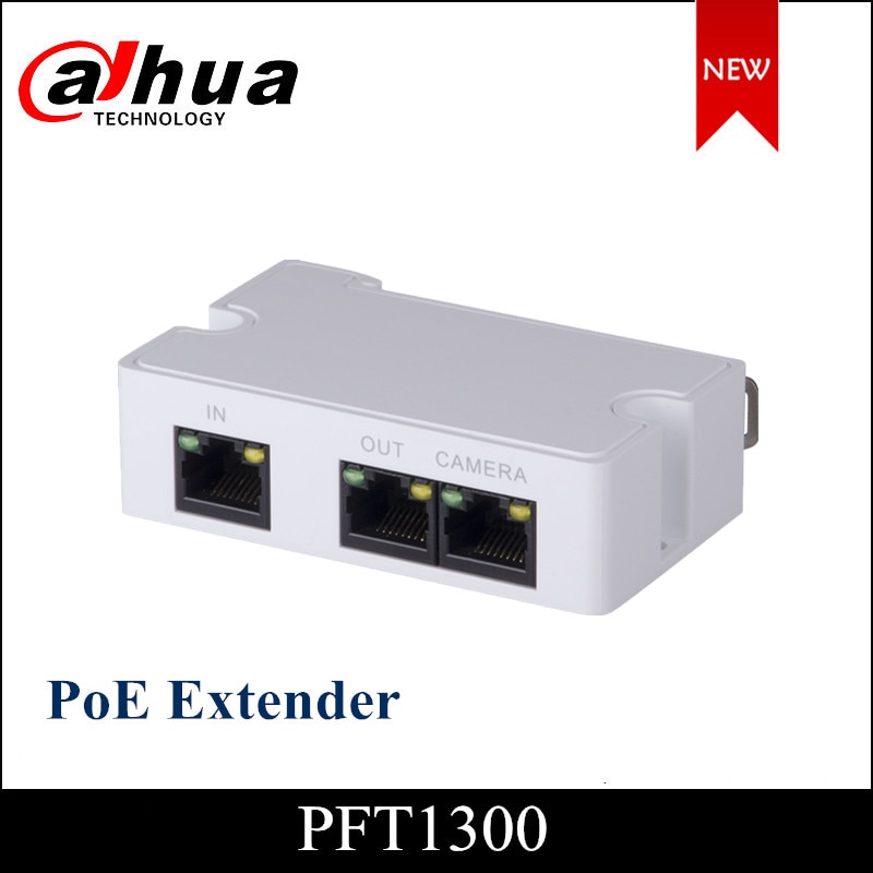 Dahua Poe Extender DH-PFT1300 Ondersteuning Ieee 802.3af/Bij Standaard Voeding Ip Camera Ip Camera Accessoire Voor Ip Systemen