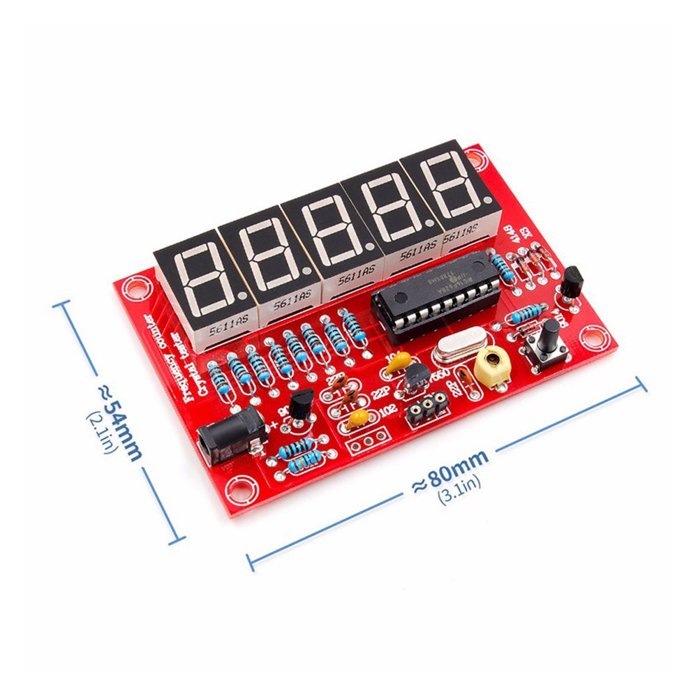 Testeur De Fréquence Pour Oscillateur à Cristal 1Hz à 50MHz - Boîtier Transparent - Neuf De Chine