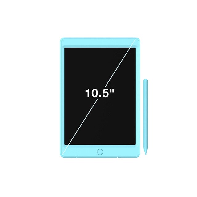 8.5-10.5 Inch LCD Panel LCD Panel Electronic Drawing Board Bright Color Bold Handwriting Children's Small Blackboard: Blue monochrome