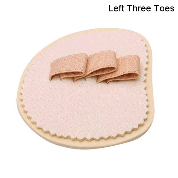 Pedifix Toes Straightener Pad Budin Splint Hammer Toe Corrector Set Overlapping For Right Foot Toe Splint Protector Insoles: left three toes