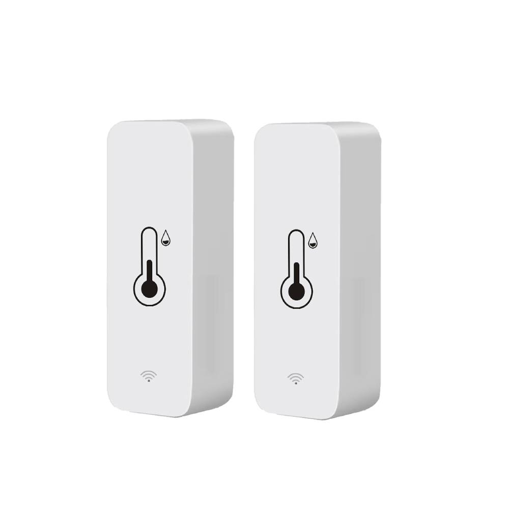Aubess Tuya Smart Wifi Temperature And Humidity Sensor Indoor Hygrometer Controller Monitoring For Alexa Google Home Smart Home: 2pcs