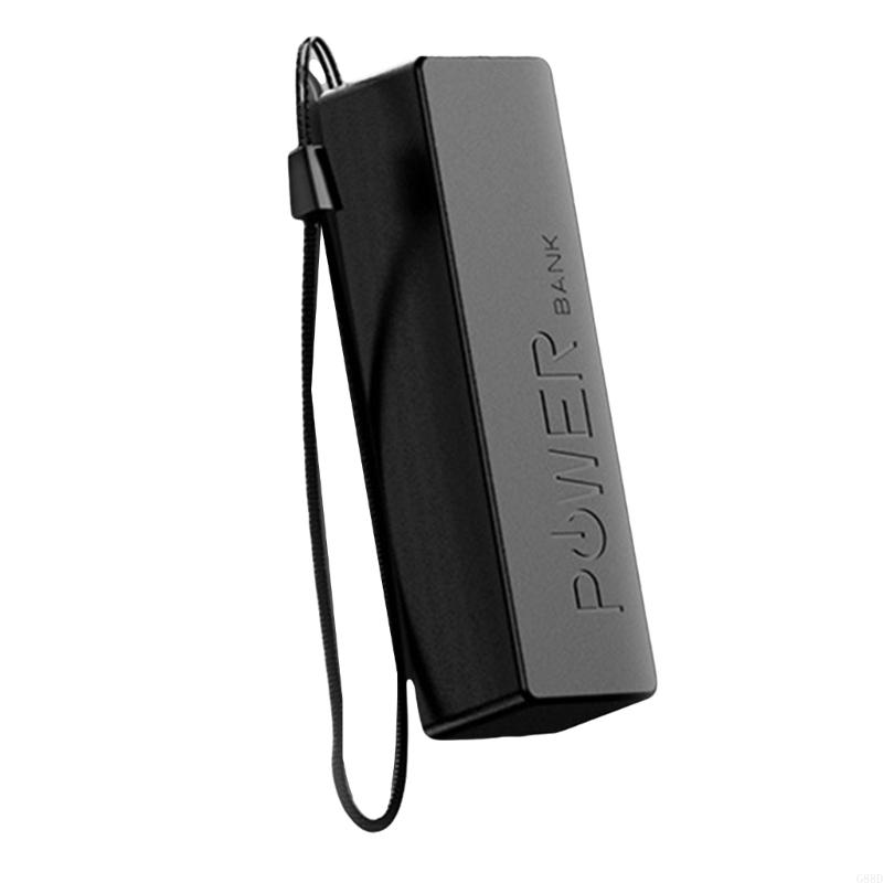 Caja baterías G88D, funda para batería externa, funda extraíble para cargar: Negro
