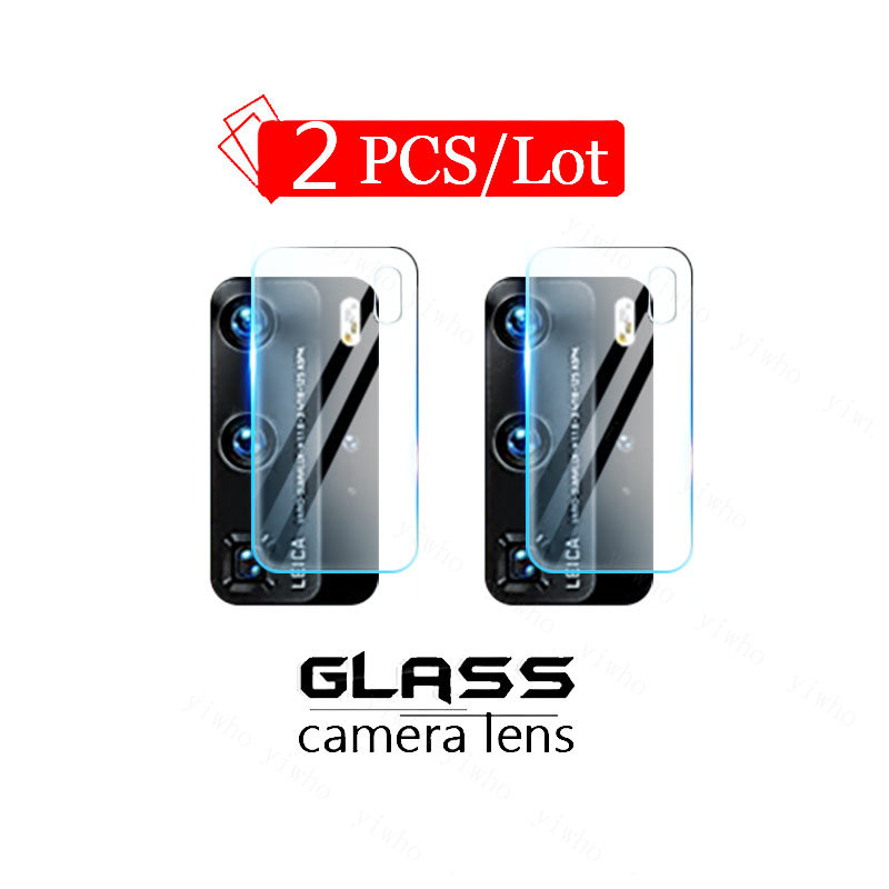2 uds vidrio Protector para Huawei P40 Pro Plus Pro + P 40pro P40pro P40 Lite E protectores de pantalla lente de cámara Lentes de vidrio templado:  Opción7