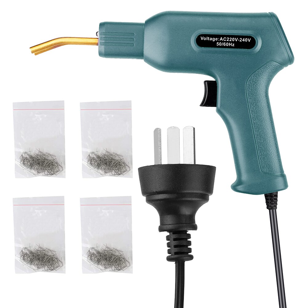 50W Handheld Portable Plastic Welding Machine Garage Tool Stapler PVC Plastic Repair Machine Auto Bumper Repair Stapler: green AU