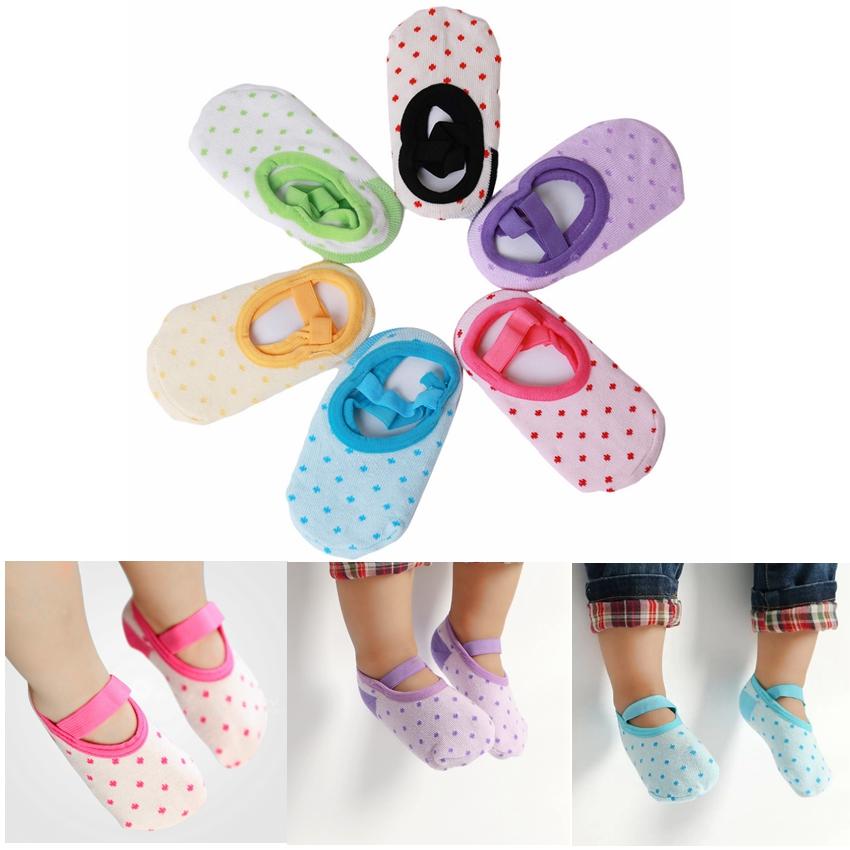 1 Paar Katoenen Baby Meisjes Antislip Floor Sokken Voor De Zomer