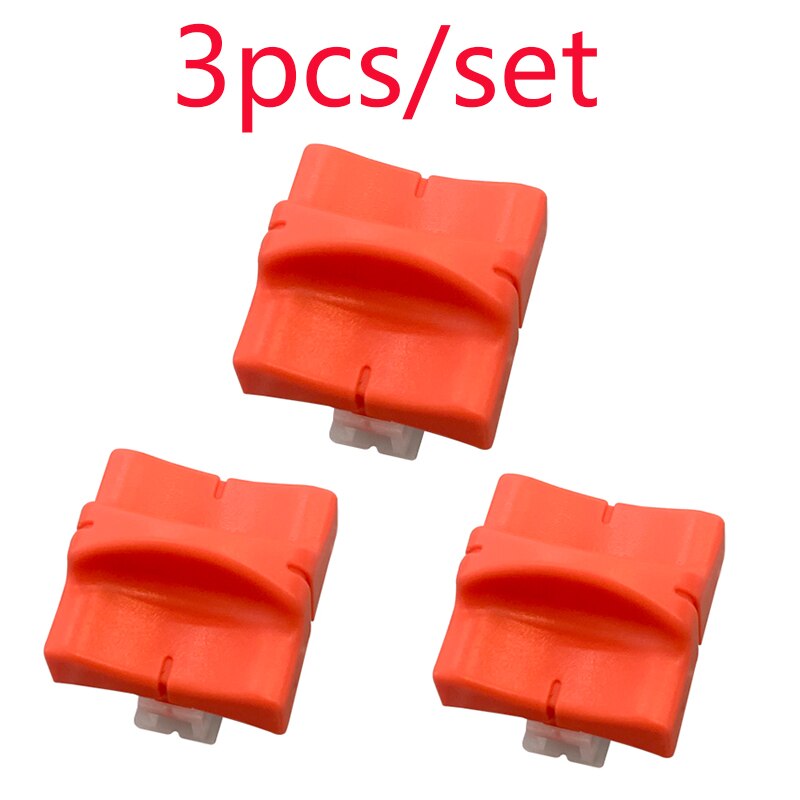 1-3 stk papirtrimmer udskiftningsblade til  a4 papirtrimmer scoringstavler håndværkspapirskærerblade orange/sort: 3 stk orange