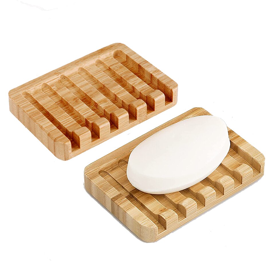 Porte-savon en bois avec égouttoir automatique, pour salle de bain, douche, cuisine