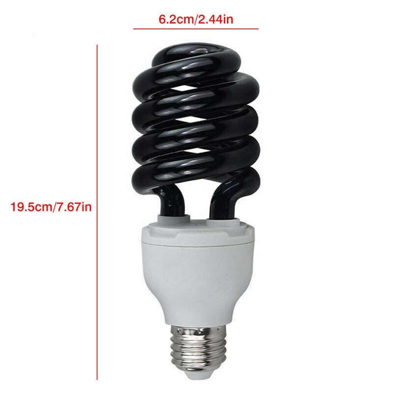 40W E27 Light UV Ultraviolet Lamp AC110V Black UV Germicidal Lamp Sterilizers Light Bulb