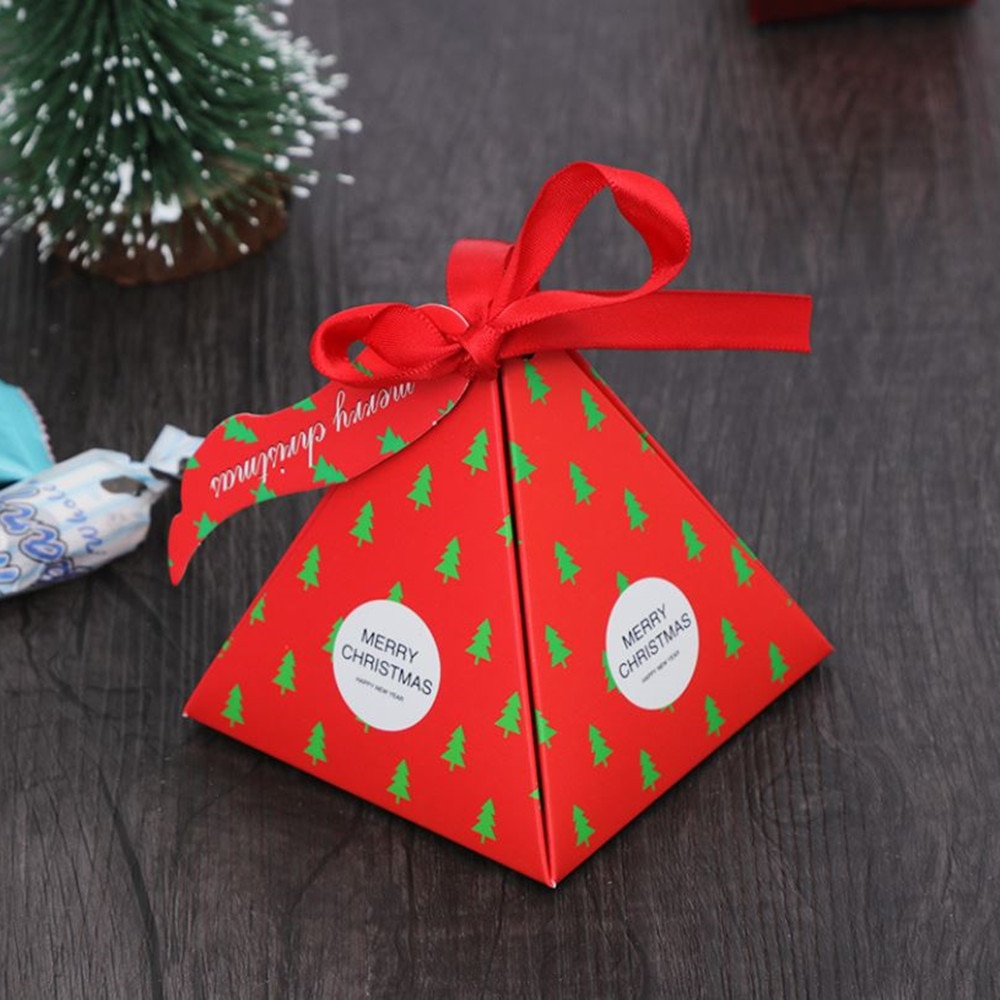 10 st julförpackningspåse godisaskar för barn födelsedag bröllopsfavoritlåda förpackning papperspåsar tillbehör för evenemang julfest