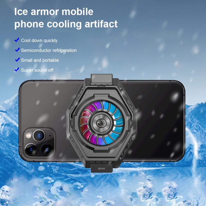 Mobile Phone Cooler Cooling Fan Holder F3 Ice Armor External Game Radiator Mobile Phone Radiator Cooler Cooling Fan Holder