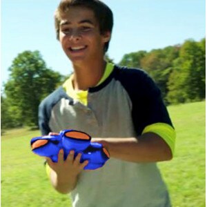Goliath Games Phlat Ball V3 Kids Games Throw a Disc Catch a Ball Flying Transfiguration Ball Have 3/6 Luminous Lamps for Glows