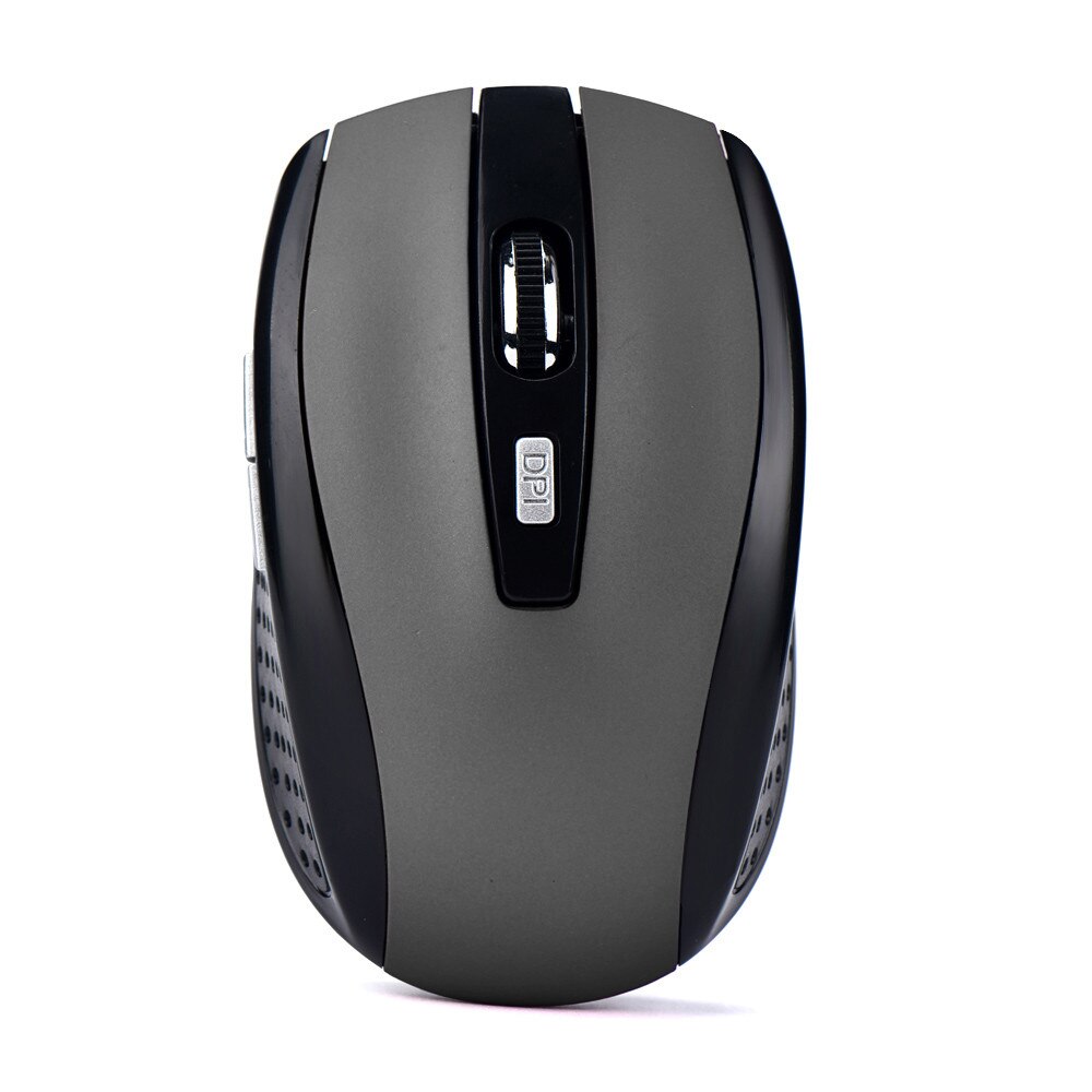 2.4ghz Wireless Gaming Mouse Usb Receiver Pro Gamer For Pc Laptop Desktop Ratón inalámbrico para juegos: Gray