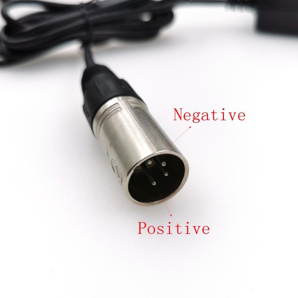 29.4V 3A charger for 7S 18650 battery 24V battery pack electric bike lithium battery charger 4-pin XLR Connec