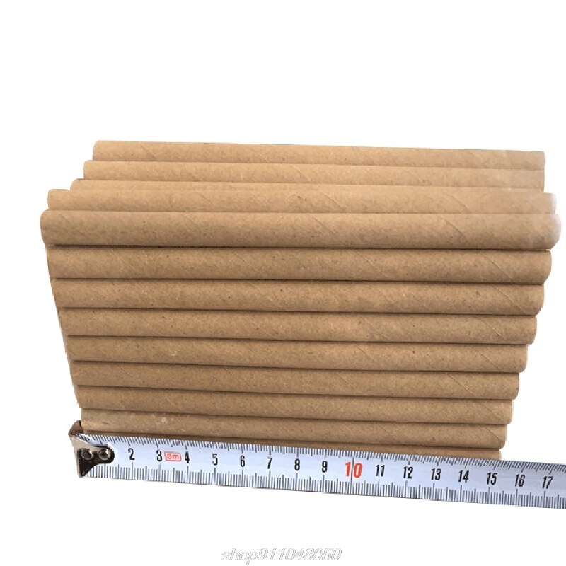 50Pcs Bee House Tubes Refill Bee Paper Tube Liners for Insect Nest Beehive House Garden Pollinator Bee House A08 21