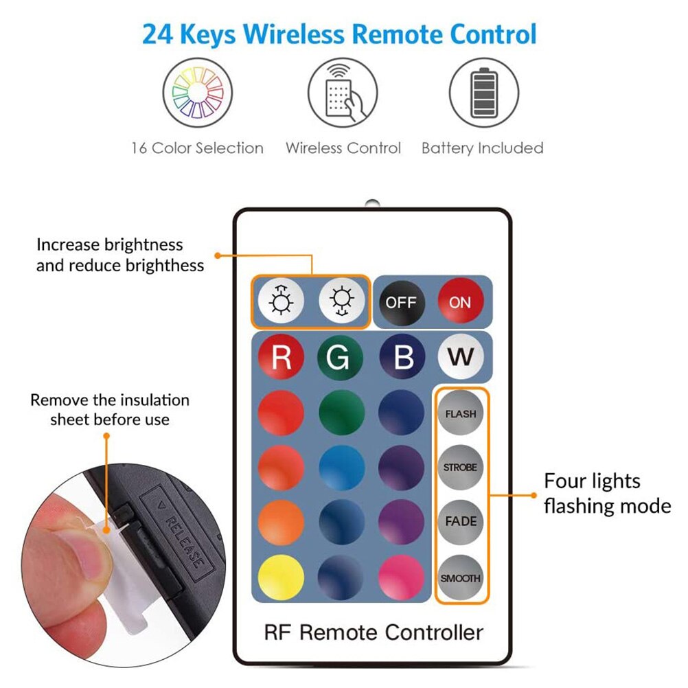 Luz LED subacuática RGB de 10W, Multicolor, resistente al agua, luces subacuáticas, paisaje, fuente, lámpara de estanque, foco, lámpara subacuática