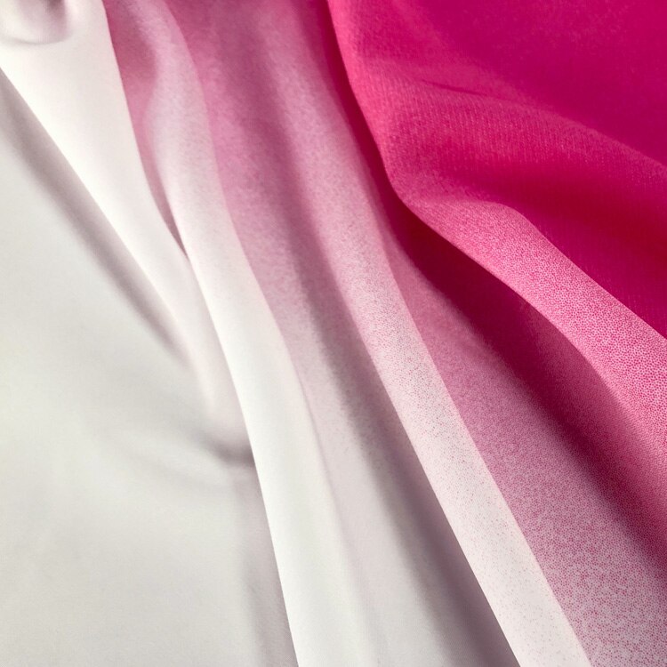 1*1,2 M tela gruesa de gasa gradiente ombre material para vestido de Koshibo: 1