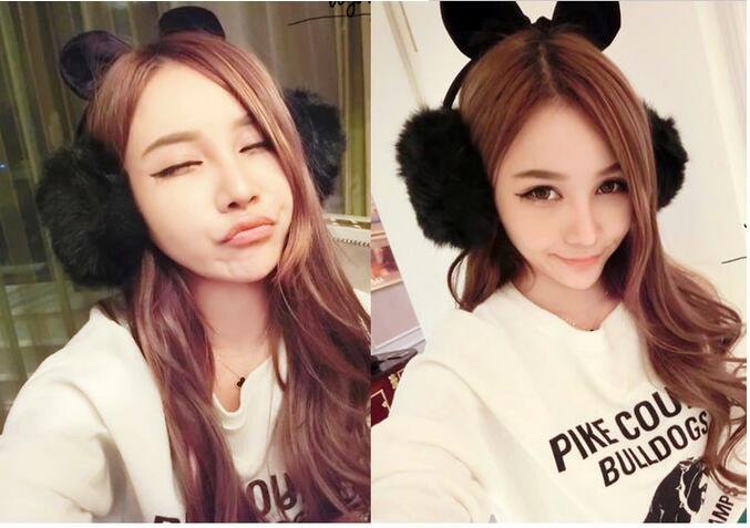 Orejeras térmicas para mujer, paquete de orejas de invierno, con lazo