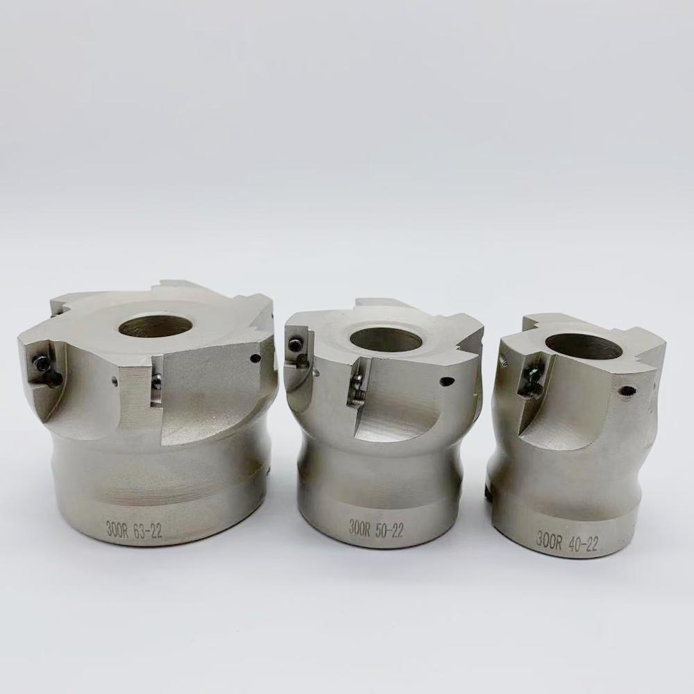 BAP300R 40 22 4T BAP300R 50 22 4T BAP300R 63 22 4T right angle shoulder face mill cutter