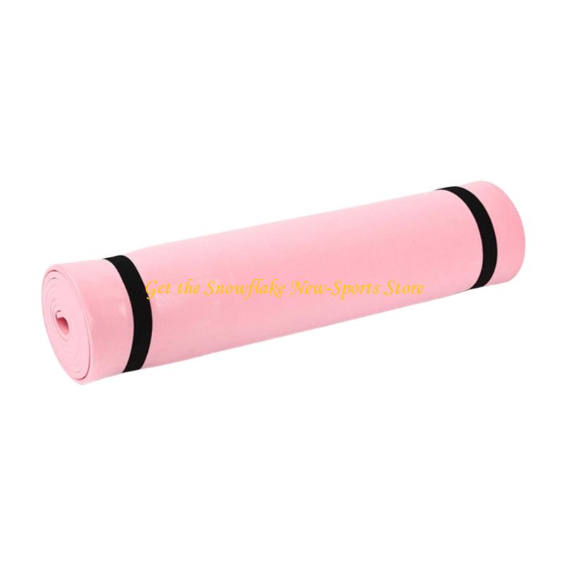 Tappetino antiscivolo per esercizi fitness pilates, coperta per esercizi, body building, tappetino sportivo per fitness, tappetino per ginnastica, attrezzatura per il fitness: Colore rosa