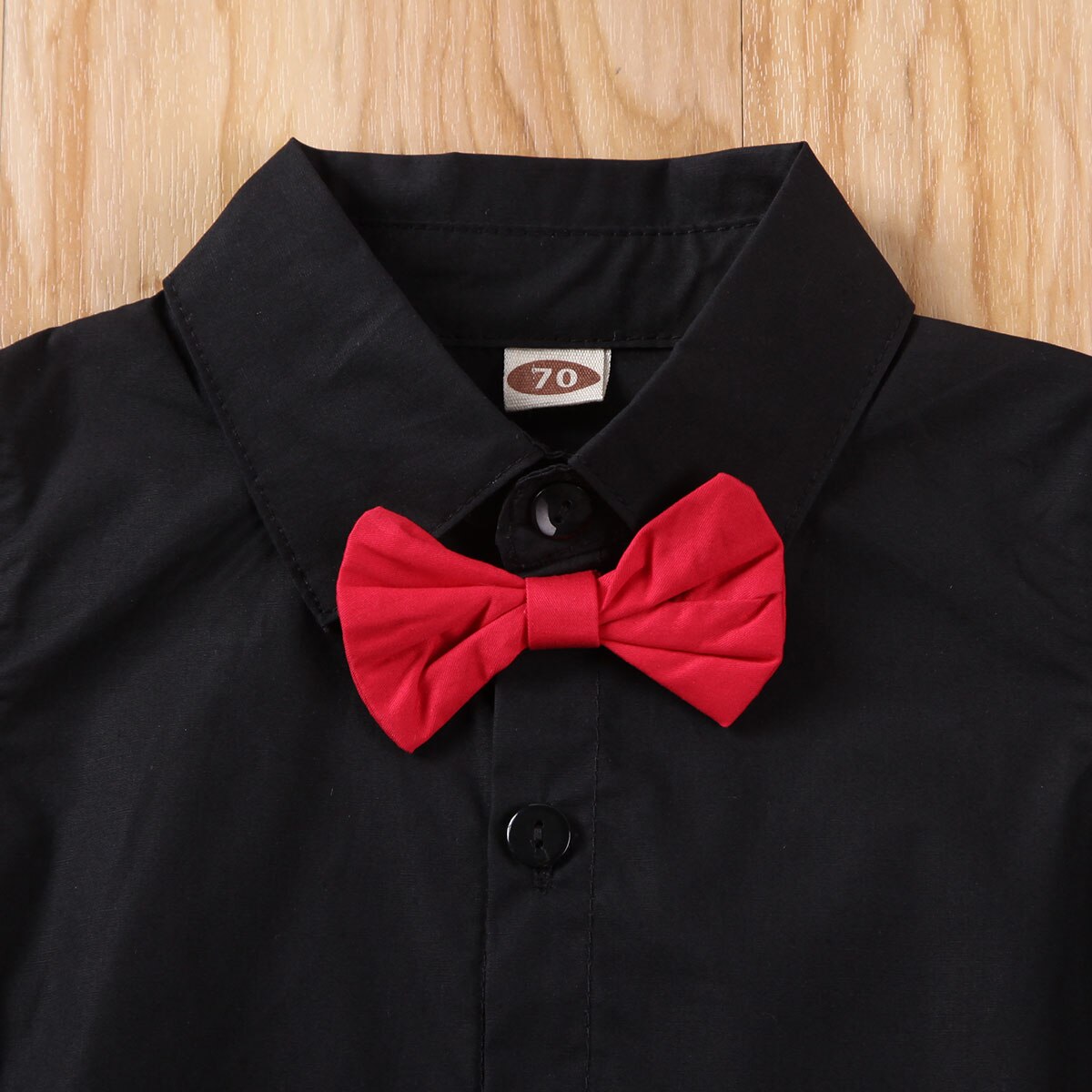 Kids Baby Boy Clothes Gentleman Bowknot Rompers T-Shirt Tops Outfits