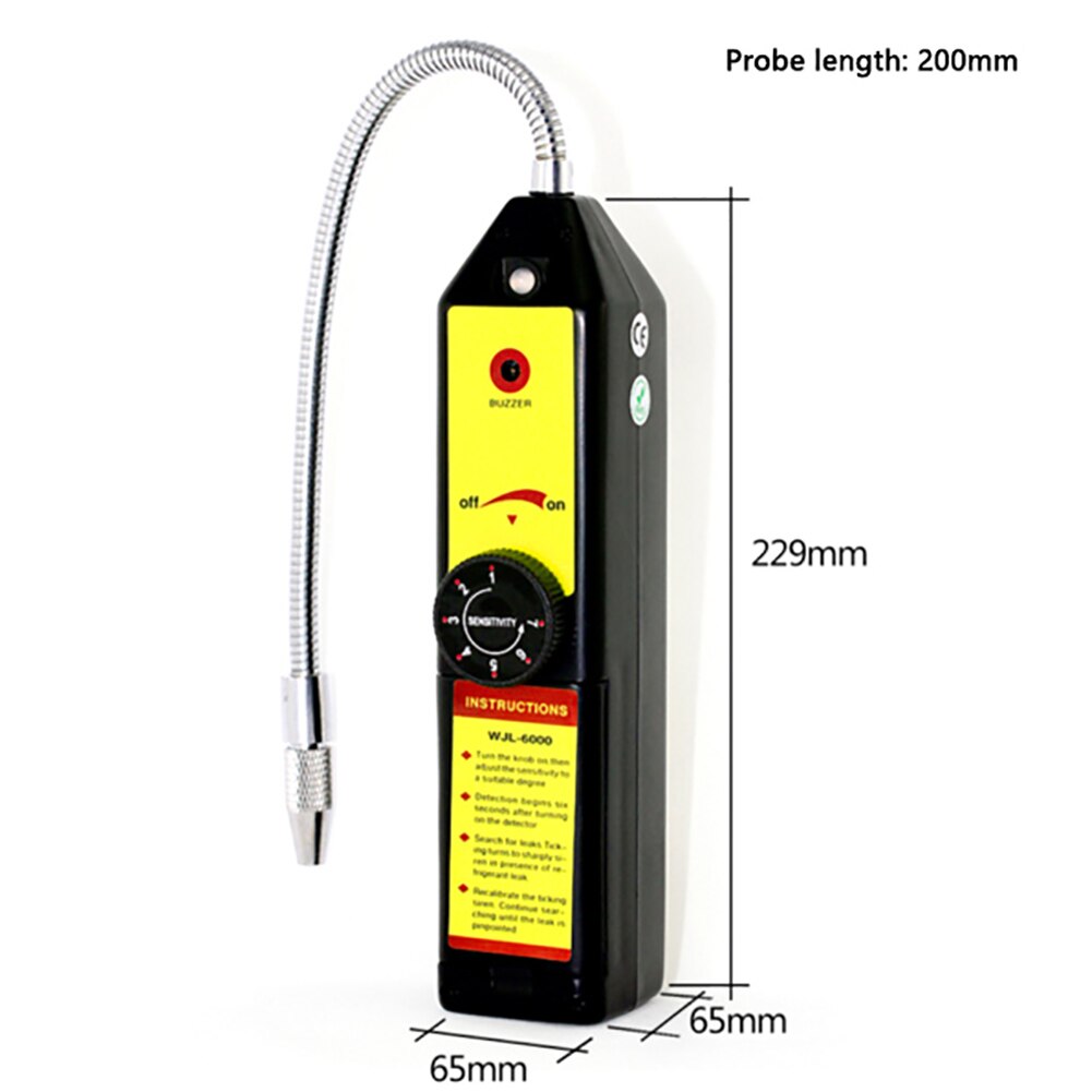 Portable Halogen Gas Leak Detector Tester High Sensitivity Refrigerant Leak Detector Car Air Conditioner Diagnostic Tool