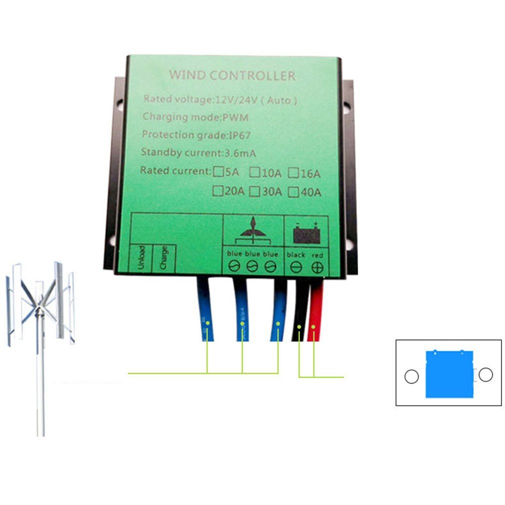Wind Turbine Charging Controller Waterproof Durable And Practical Environmental Protection Automatic Smart Charger